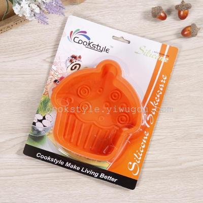 Silicone cake mold spot supply of various types of mold color flower horse Fen cup pudding jelly mold