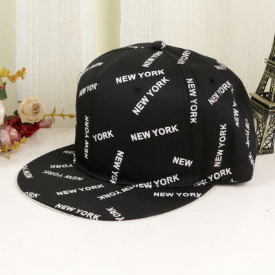 Men and women in the spring and summer all black tie hats hip hop hat hip hop hat.