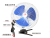 10 inch 24V semi closed car fan belt clip can be a portable head