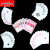 BCG Poker Poker full back width cards (red and blue) trade playing cards
