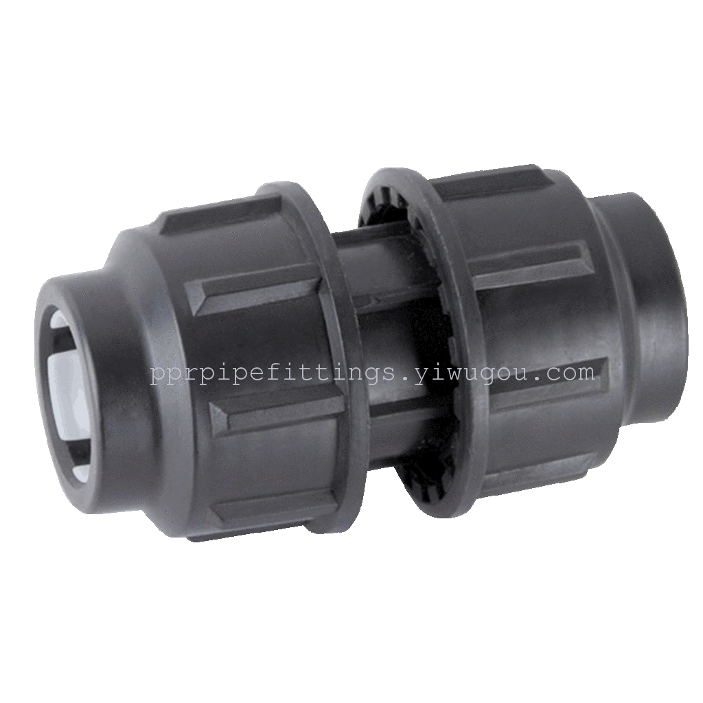 Irrigation PE quick connecting pipe fitting