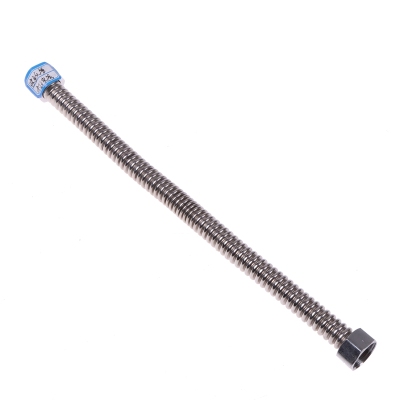 Stainless steel metal braided hot and cold water inlet hose toilet water heater high pressure explosion-proof pipe