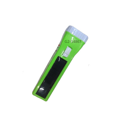 211 LED rechargeable solar flashlight manufacturers direct sales