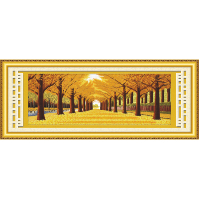 New precision printing cross stitch gold extended version of the floor in the G0387