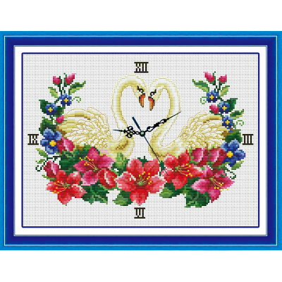 Cross stitch kits G0334 new cloth wholesale crafts watch Soul in the living room
