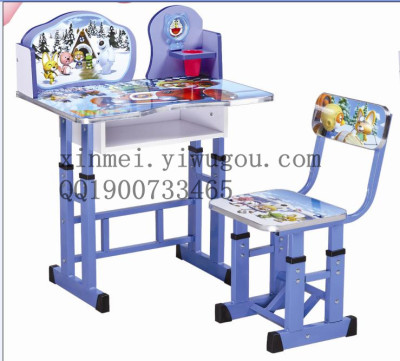 The desk desk desk lifting table tables and chairs set children cartoon students