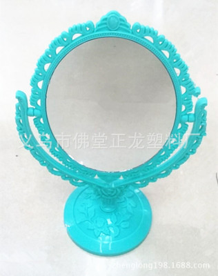 New hot-selling double-sided desktop makeup mirror M02 style plastic makeup mirror double-sided desktop mirror