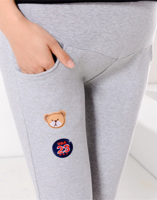 Baby bear baggy maternity pants, stylish leggings