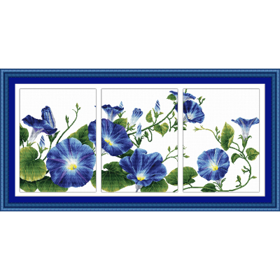 Factory direct new cross stitch foreign trade burst of the blues in the G0812