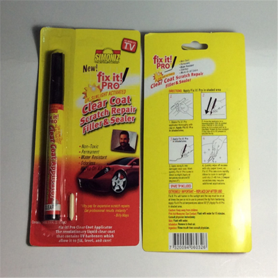 Fix it Pro aluminum suction card installed scratch repair auto paint pen