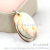 Yibei marine natural shell jewelry 34*49mm Dan carved Xingyue shell jewelry accessories