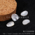 Yibei marine natural shell jewelry 11*12mm different denier shaped double hand carved jewelry accessories