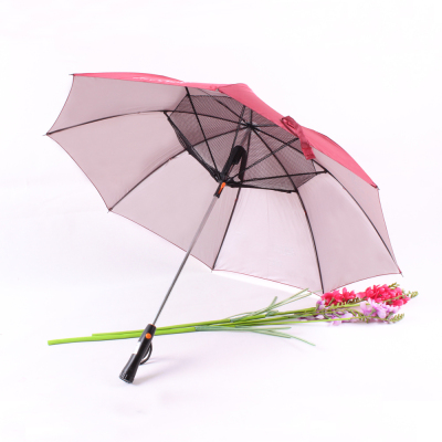  New electric fan umbrella, anti-uv , men's  sunshine umbrella summer sunshade and protective umbrella 