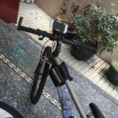 Bicycle mobile phone support flashlight vehicle navigation support electric battery car mountain bike