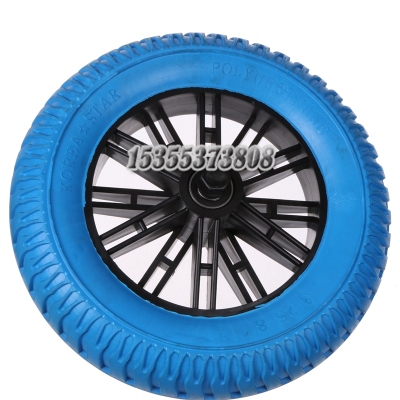 Solid wheel pneumatic wheel inner and outer tire of agricultural vehicle trolley