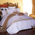 Cotton Satin Jacquard four piece five Stars Hotel hotel linen bedding set