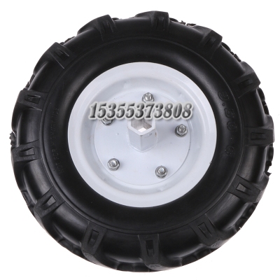 Inflatable foaming tires