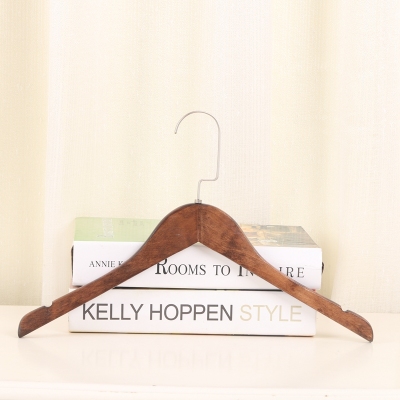 Female high-gloss wooden clothes rack for clothes hangers. 38CM.