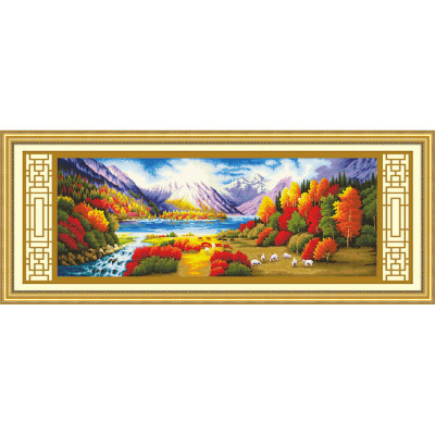 The new cross stitch explosion room golden treasure Fullview foreign trade edition G0957