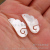Yibei Marine Ornament Shell 11 * 21mm White Shell Wings Hand Carved Ornament Accessories
