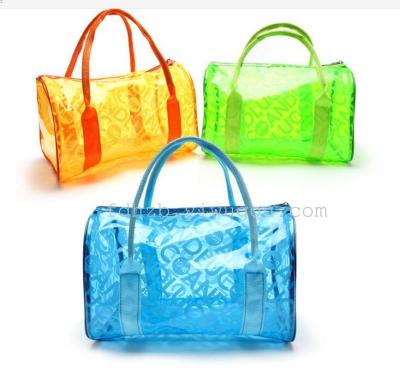 The outdoor swimming bag waterproof bag fashion fitness wash bag hand bag bag beach sports jelly