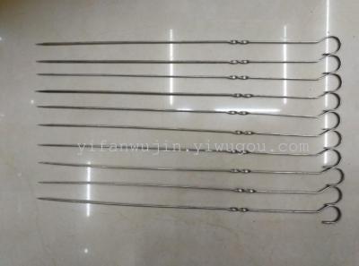 Stainless steel grilled barbecue grill tool stainless steel needle 38cm stainless steel needle