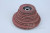 Factory Direct Sales 6-Inch 150*22 Brown Fused Alumina Red Sand Net Cover Louvre Blade Flap Disc