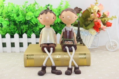 Creative Resin Decorations Crafts Couple Doll 5045