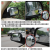 A single mounted 360 degrees adjustable rearview mirror blind spot with a small mirror wide-angle lens