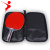 Single set d-006b for regal table tennis racket basswood training racket