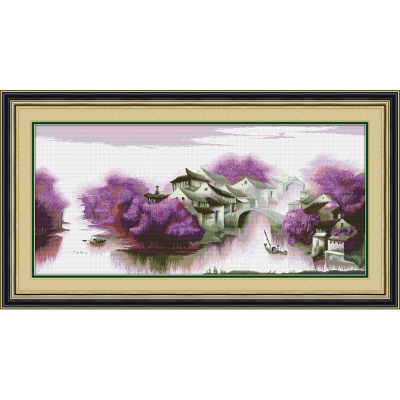 The new stamp Maddie Royal cross stitch wholesale handmade purple dream G0164