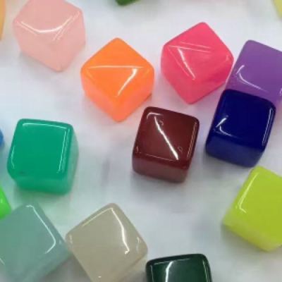 Plastic square candy color