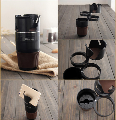 Multifunction cup holder lens model Car cup holder camera lens holder