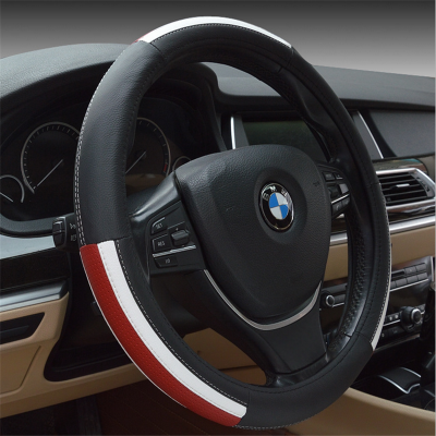 Car Non-Slip Genuine Leather Steering Wheel Cover 150 Sports Version Cowhide Universal Steering Wheel Cover