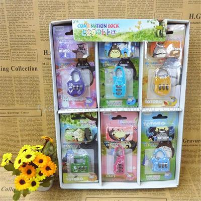 Korean fashion cartoon animation lock padlock lock lock factory direct student travel