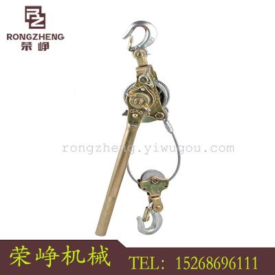 Direct shot automobile wire rope tightening device steel wire tensioner manual tightener double hook tightener