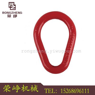 The wholesale supply high quality pear-shaped ring 3/8 pear-shaped ring 1t lifting ring