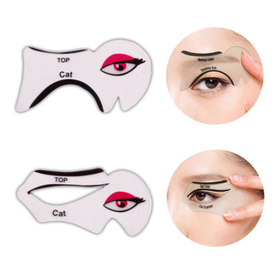 Eyeliner aid cats eye makeup Eyeliner Eyeliner eyebrow smokey-eye make-up card card tool