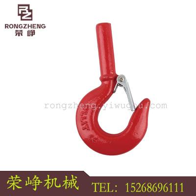 Carbon steel straight bar hook of 80th class and 100th class with tongue piece