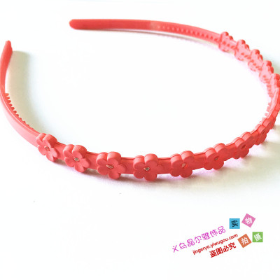 Manufacturers selling 1 cm rubber paint head hoop hoop children lovely hair