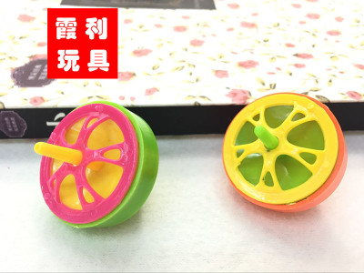 Top spinning toy Plastic toy children's toy