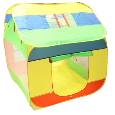 Children's outdoor game room with large educational toys