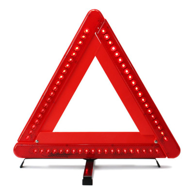 Car warning sign auto parts new light reflection board with light triangle