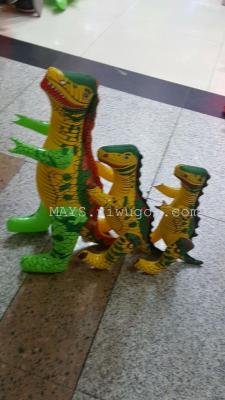 Inflatable toys wholesale manufacturers big dinosaur new children's cartoon spread the goods selling in PVC fur