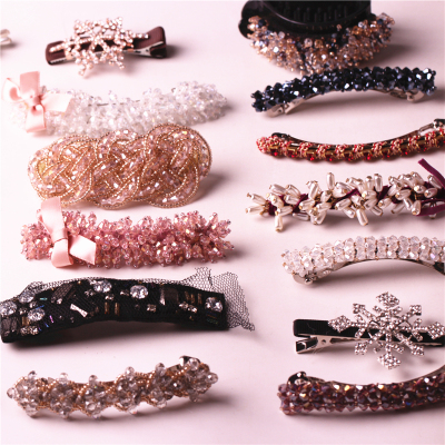 2 Korean barrette wholesale shop two yuan jewelry hair accessories wholesale crystal diamond ornaments mix