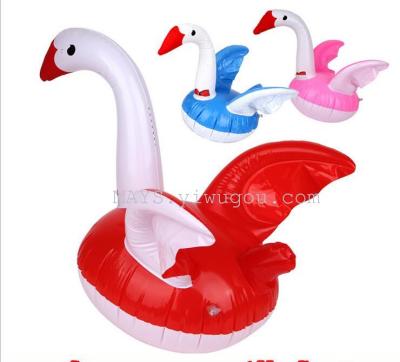 PVC inflatable toys manufacturers selling large Swan stall selling Budaoweng