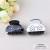 Hair ornaments acrylic black and white flowers temperament graceful hairpin grip clip Hair catch