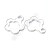 Stainless Steel Small Pendant DIY Bracelet Anklet Necklace Ear Stud Stainless Steel Accessories Flower
