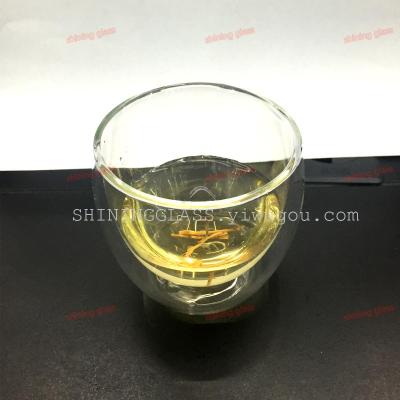 Borosilicate  glass double wall glass milk glass  heat-resisting  glass coffee glass 