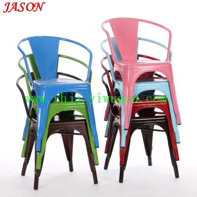 Outdoor dining chair retro iron / hotel / office conference chair / leisure coffee chair